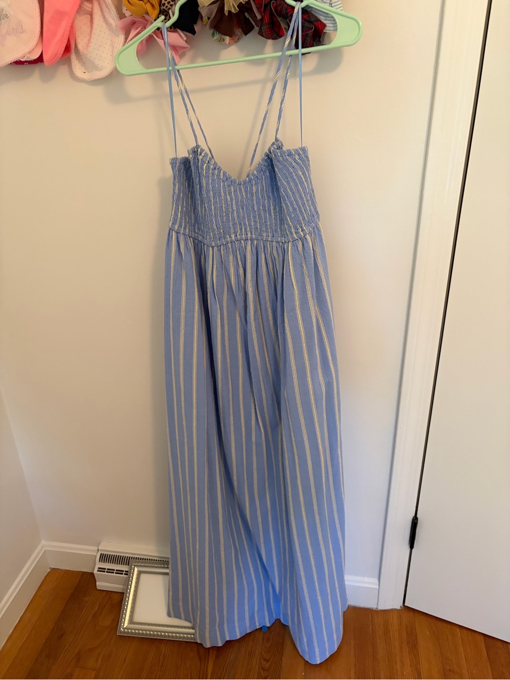 Blue & White Striped Abercrombie dress